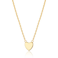 Gold Plated Heart Necklace with Quote Card