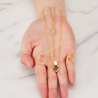Gold Plated Heart Set