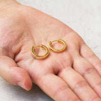 Gold Plated Hoop Earrings