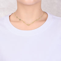 Gold Plated Multi Daisy Necklace