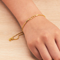 Gold Plated Nan Bracelet Created with Zircondia® Crystals