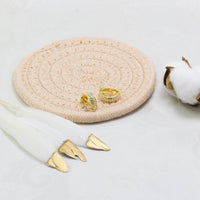 Gold Plated Pave Clip On Earrings Created with Zircondia® Crystals