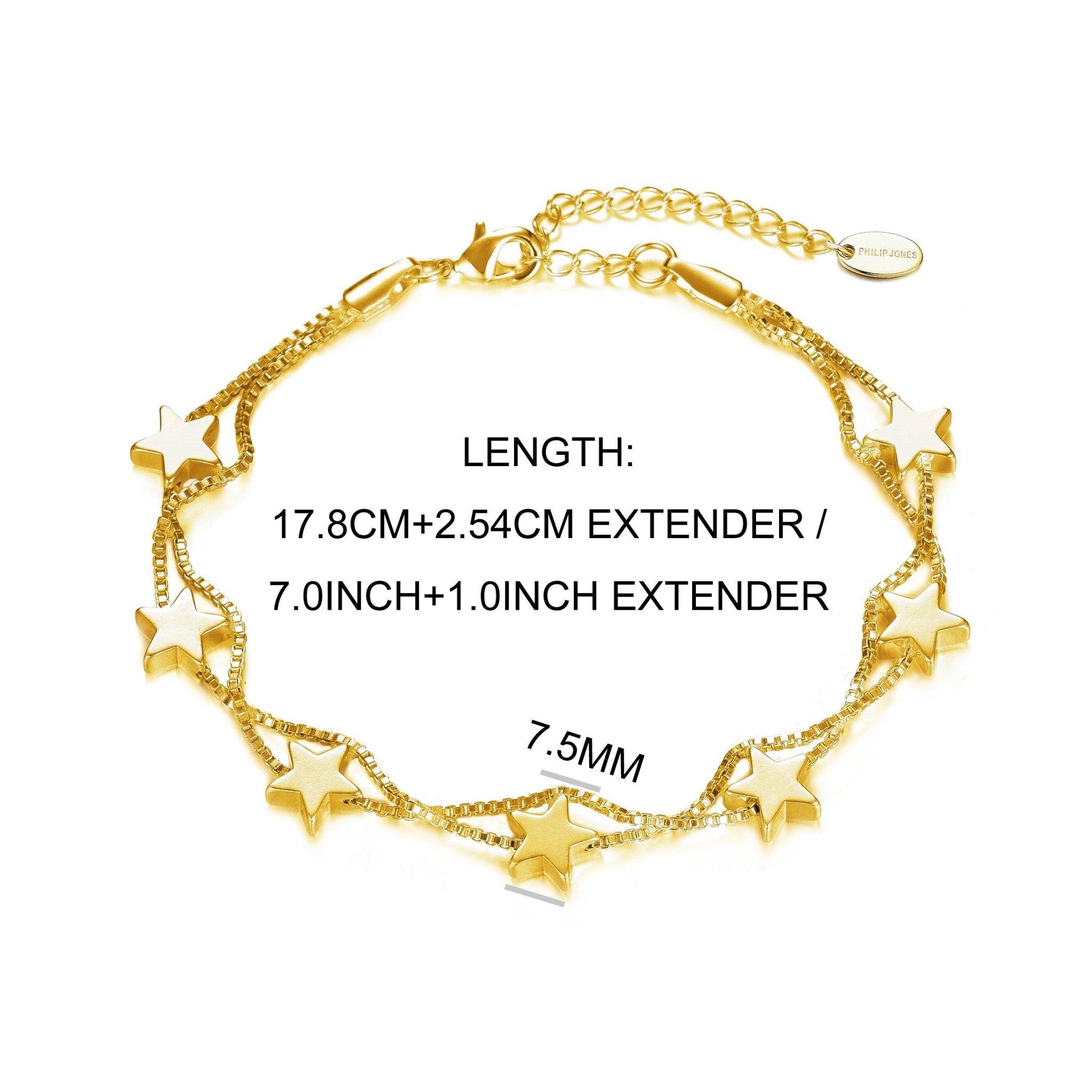 Gold Plated Star Bracelet