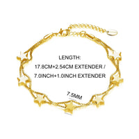 Gold Plated Star Bracelet