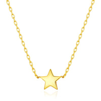 Gold Plated Star Necklace with Quote Card