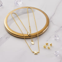 Gold Plated Star Set