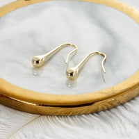 Gold Plated Teardrop Earrings