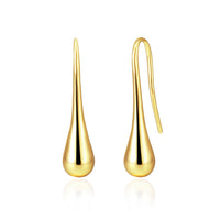 Gold Plated Teardrop Earrings