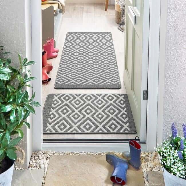 Washable Mat and Runner Diamond
