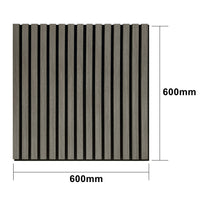 Grey Oak Acoustic Wall Panels Pack of 4