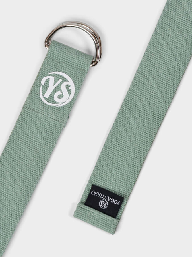 Yoga Studio GOTS Organic Cotton D-Ring 2.5m Yoga Belt Strap