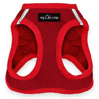 Tiny Trails Step In Air Mesh Puppy and Small Dog Harness Red