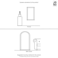 Hanaka - Full Length Natural Oak Rectangle Mirror - 200cm x 100cm