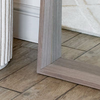 Hanaka Full Length Walnut Wood Leaner Mirror - 200cm x 100cm