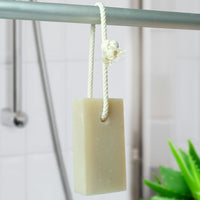Natural Soap On A Rope - 'Soothing' Aloe Vera 125g