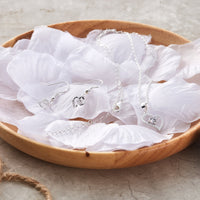 Heart Necklace and Earrings Set Created with Zircondia® Crystals