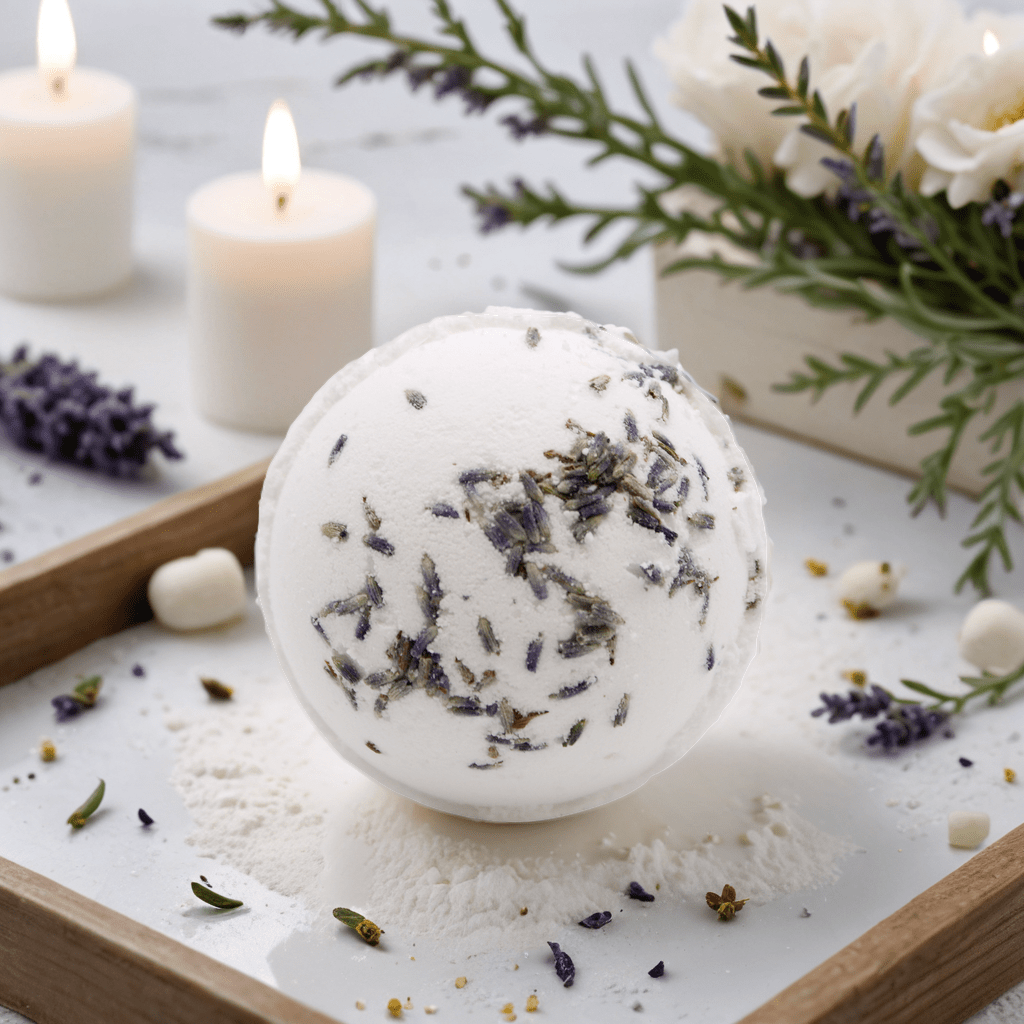 Himalayan Salt Bath Bomb - Relax with Lavender and Jojoba Oil