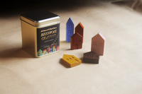 All-Natural & Non-Toxic Cosy Cabins – Natural Beeswax Crayon Set in a Tin