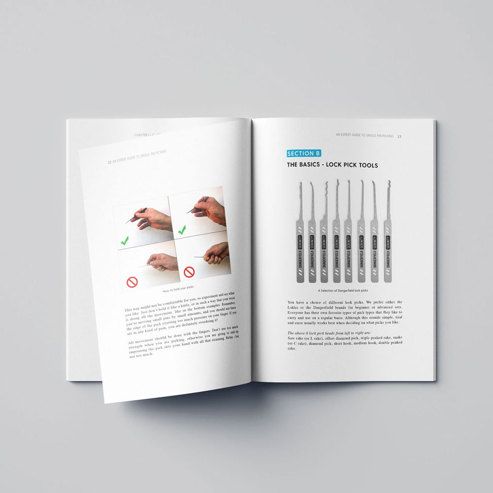 Dangerfield Essential Pack - Practice Locks Box & Definitive How-to Pick Booklet