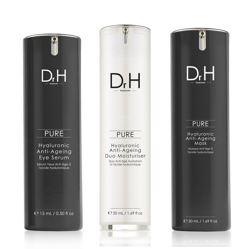 Hyaluronic Acid Eye Serum, Duo Moisturiser & Mask Kit