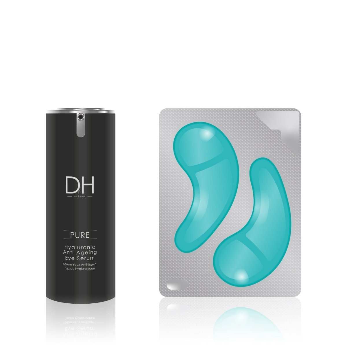 Hyaluronic Acid Eye Serum & Eye Pads Kit