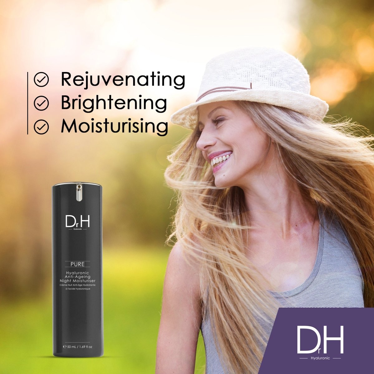 Hyaluronic Acid Night Moisturiser 50ml