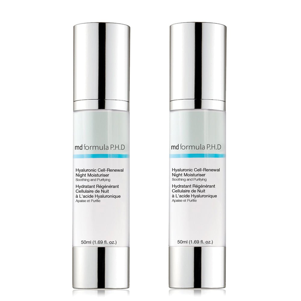 Hyaluronic Cell-Renewal Night Moisturiser Twin Pack