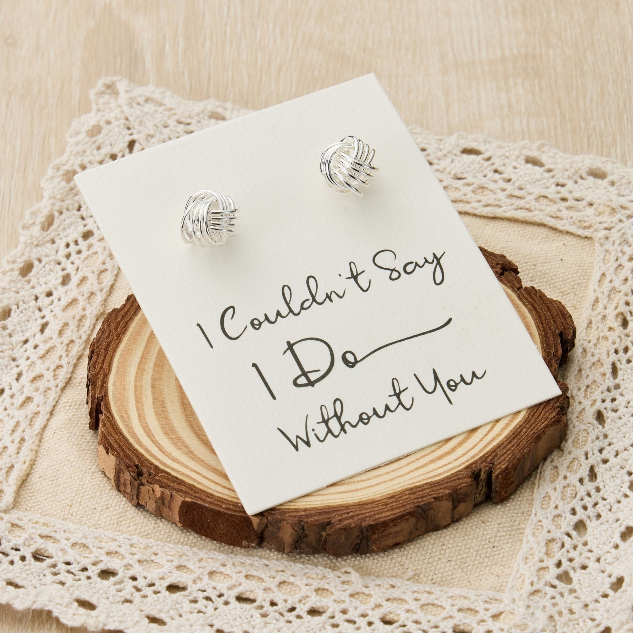 I Couldn't Say I Do Without You Wedding Cufflinks