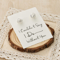 I Couldn't Say I Do Without You Wedding Cufflinks