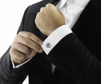 Thank You for Helping us Tie The Knot Wedding Cufflinks