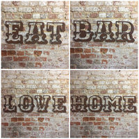 Rusty 12" Carnival Metal Letters A-Z