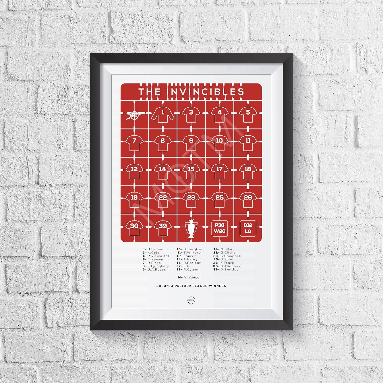 The Invincibles Season 2003/2004 Print