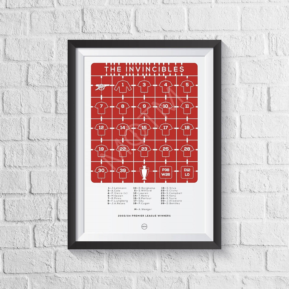 The Invincibles Season 2003/2004 Print