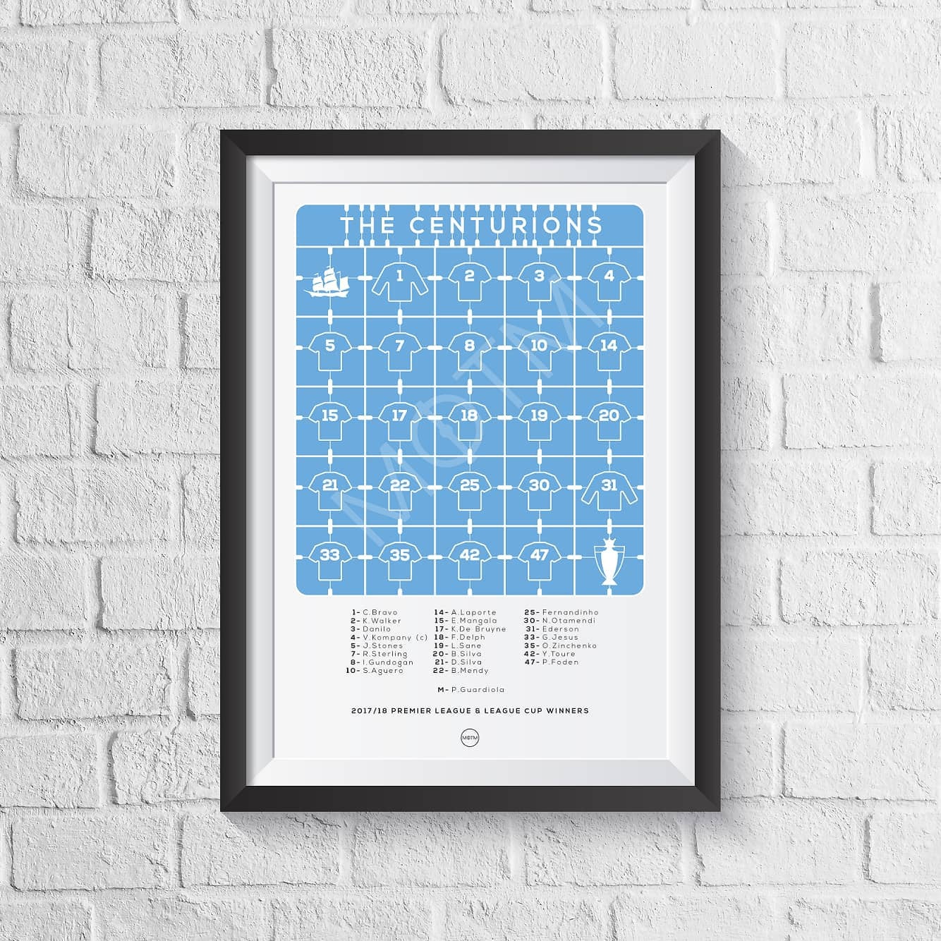 City 'The Centurions' 2017/2018 Print