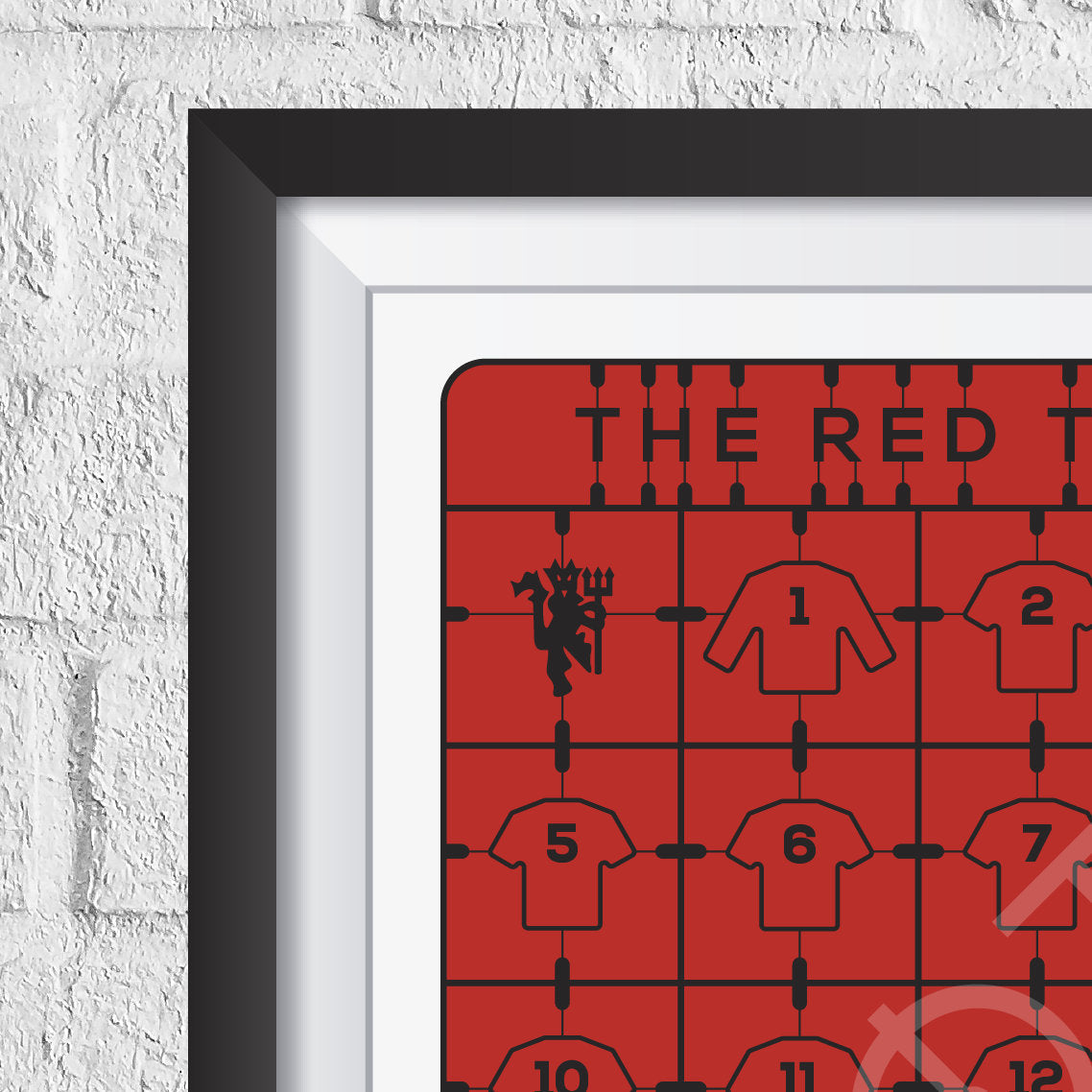 Manchester Reds 'The Red Trebles' 1998/1999 Print