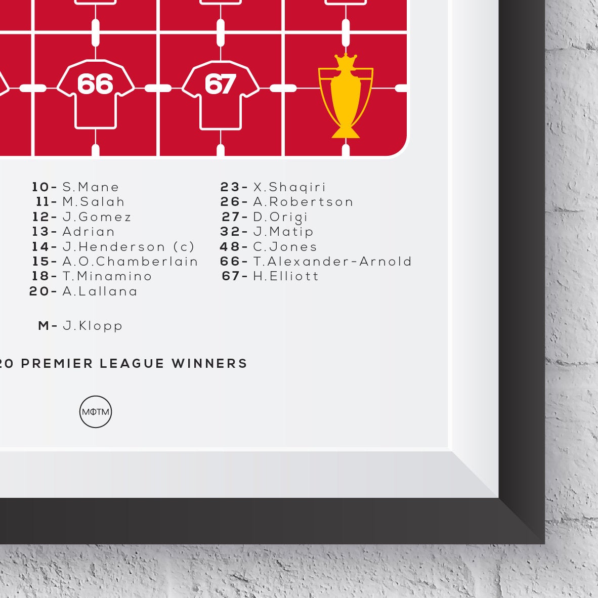 Liverpool 'Title-19 Locked Down' 2019/2020 Print