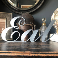 Galvanized Steel Metal Eat Wall Decoration.