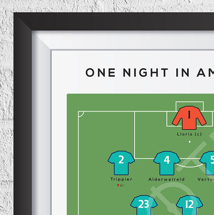 North London Whites vs Amsterdam 2019 European Cup Semi Final Print