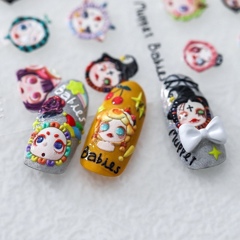 Hello Claws | Halloween Girl Nail Deco Sticker
