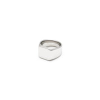Squared Signet Ring (Silver)