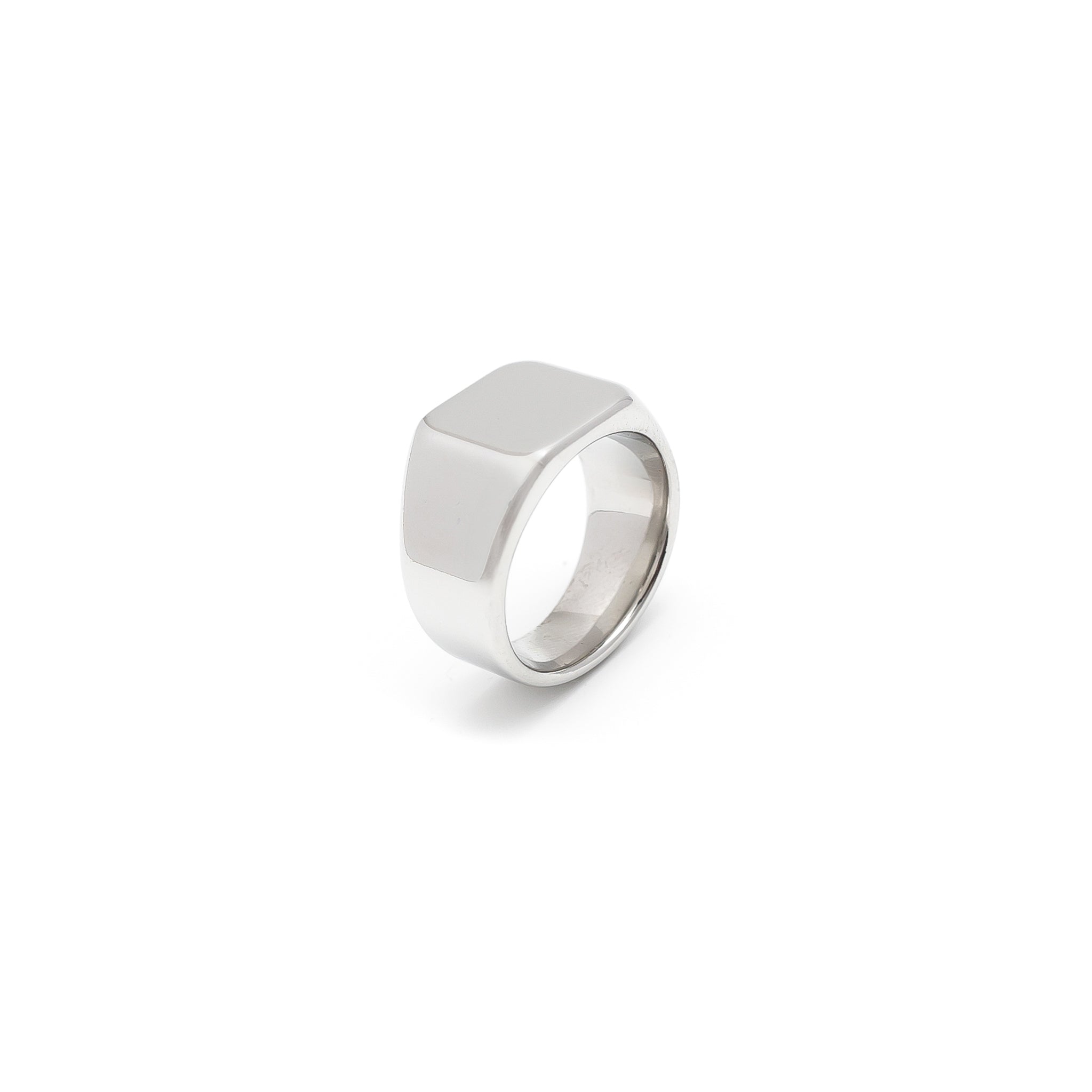 Squared Signet Ring (Silver)