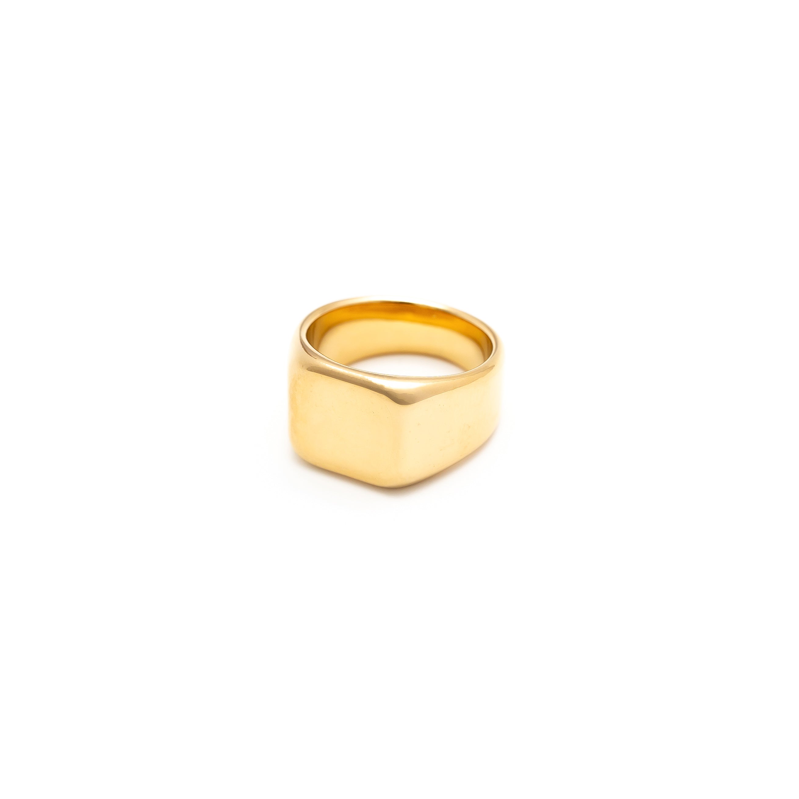 Squared Signet Ring (Gold)