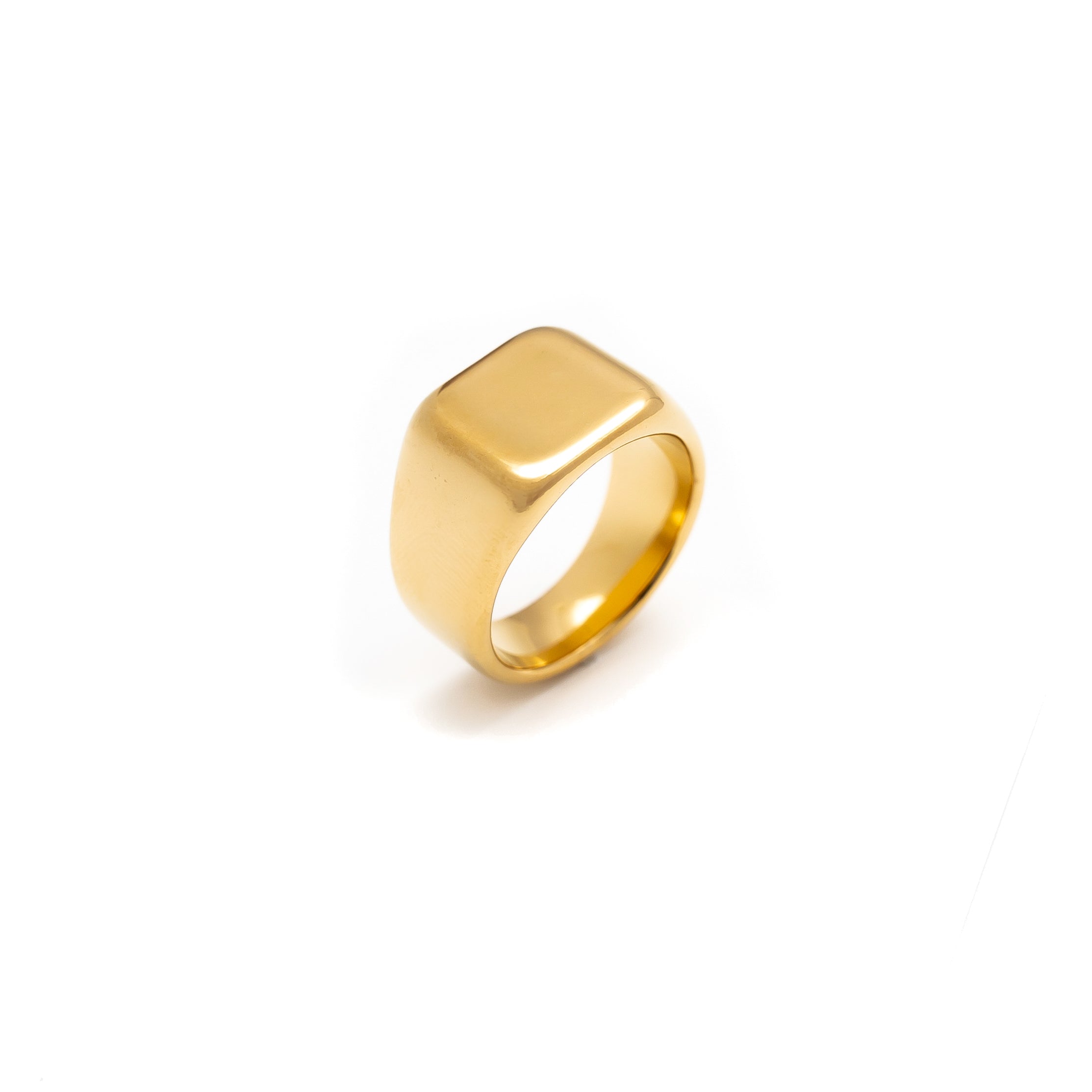 Squared Signet Ring (Gold)