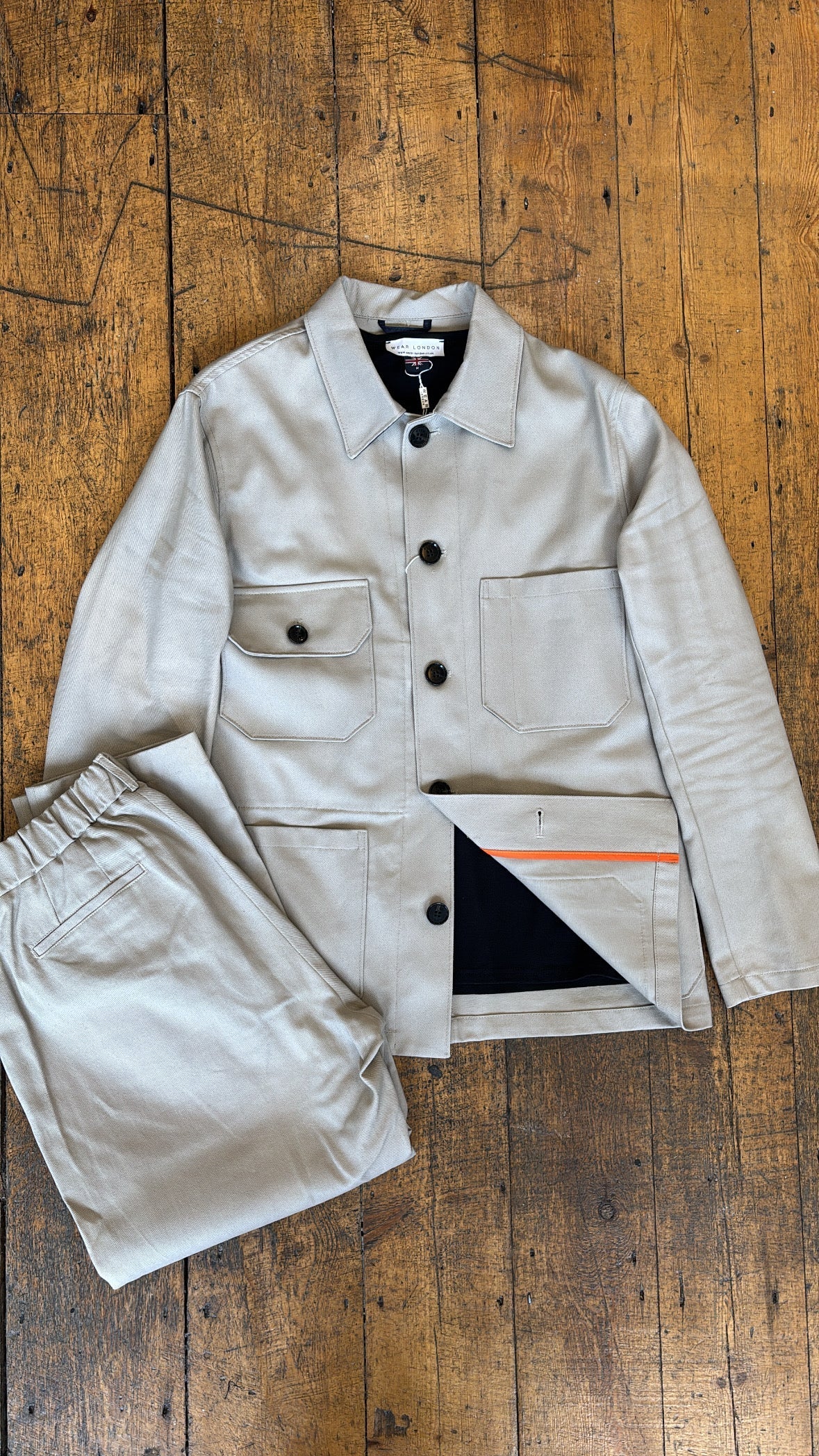 James Four Pocket Jacket - Showerproof Putty