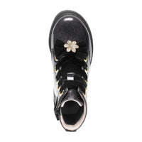 Lelli Kelly LK4331 Fior Di Focco Black Diamante Glitter Ankle Boots Pre-Order