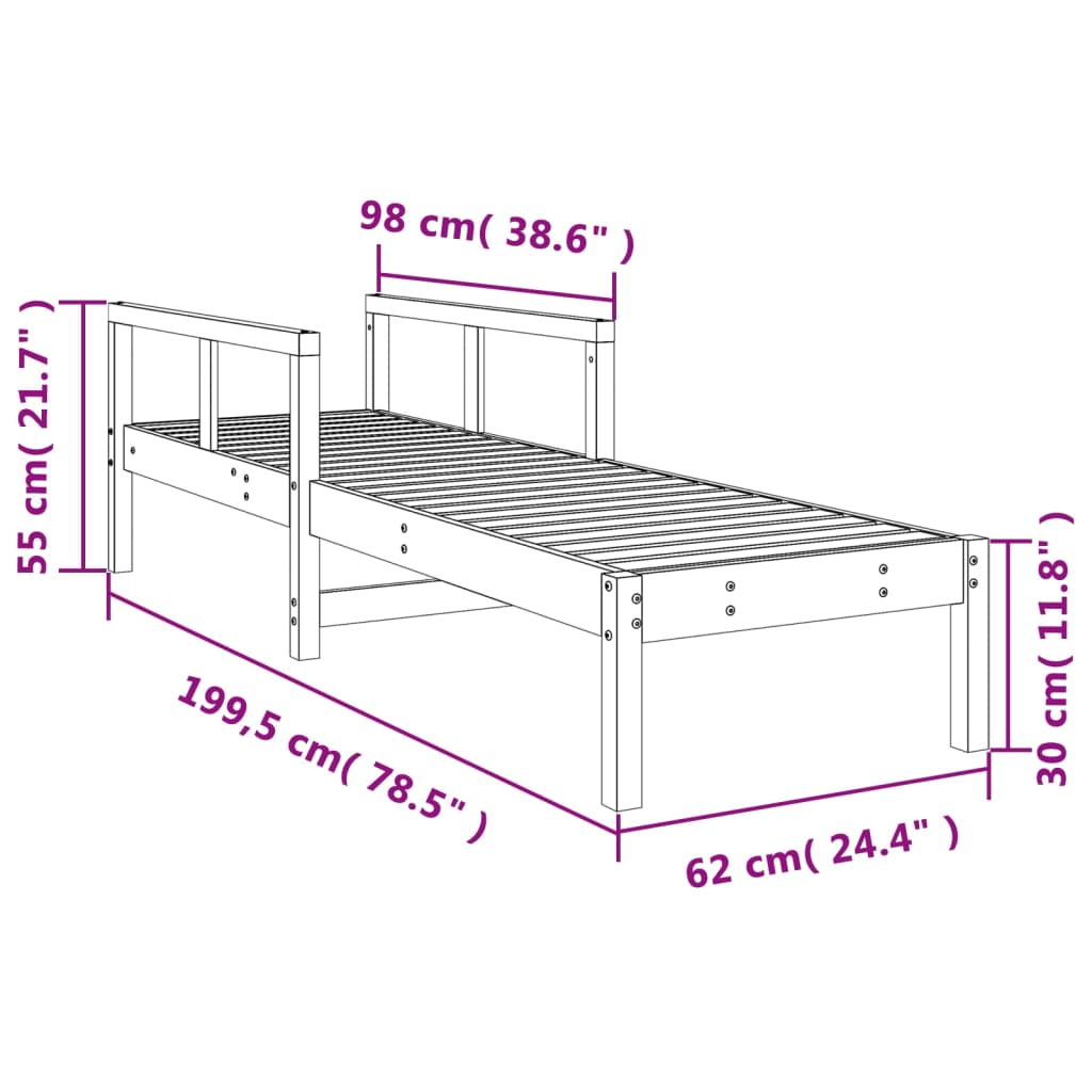 Baren Pinewood - 200cm