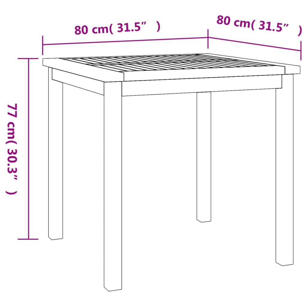 Nuril Teak Wood - 80cm