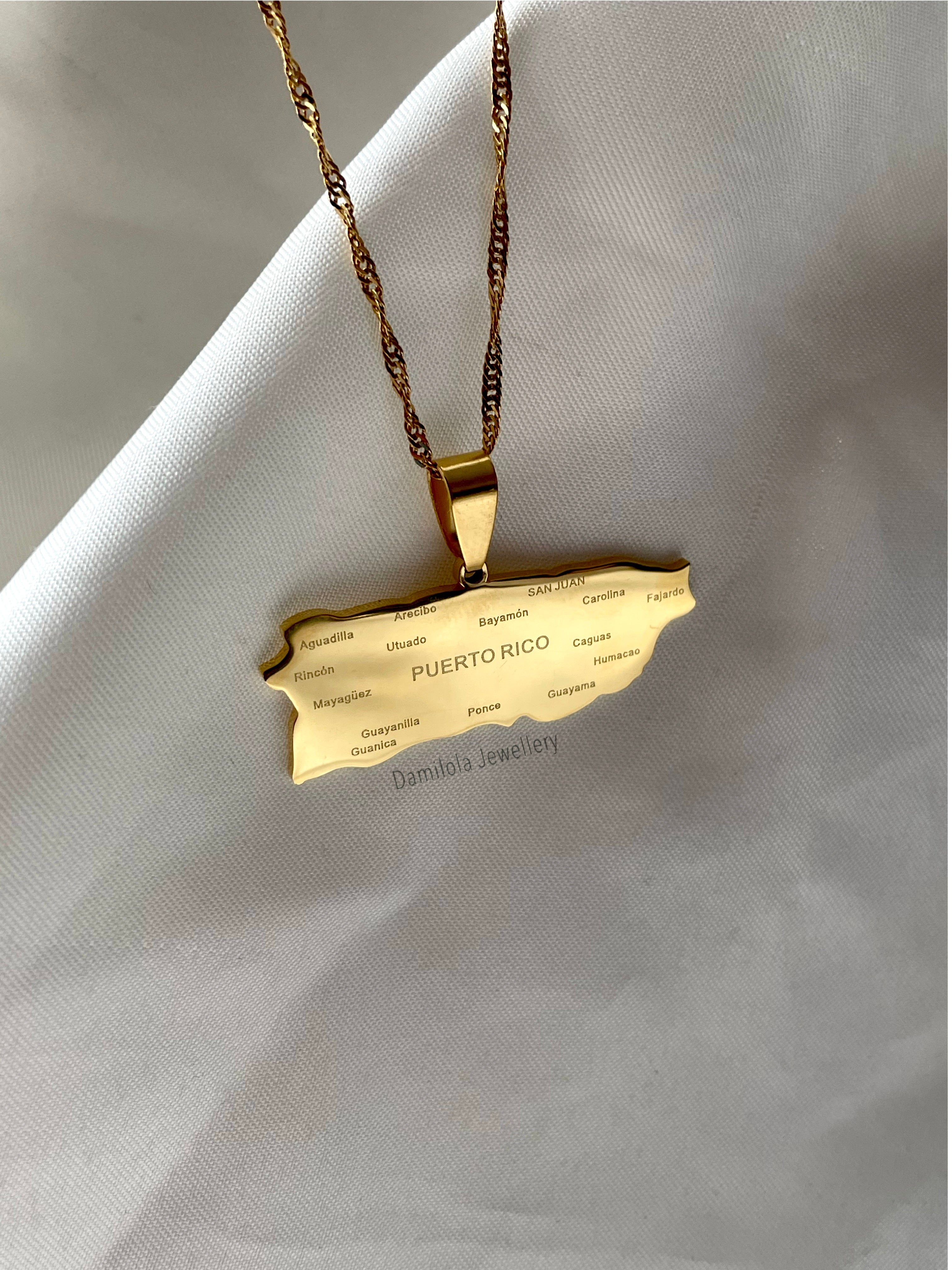 Puerto Rico Flag Necklace 🇵🇷 (3 Styles)