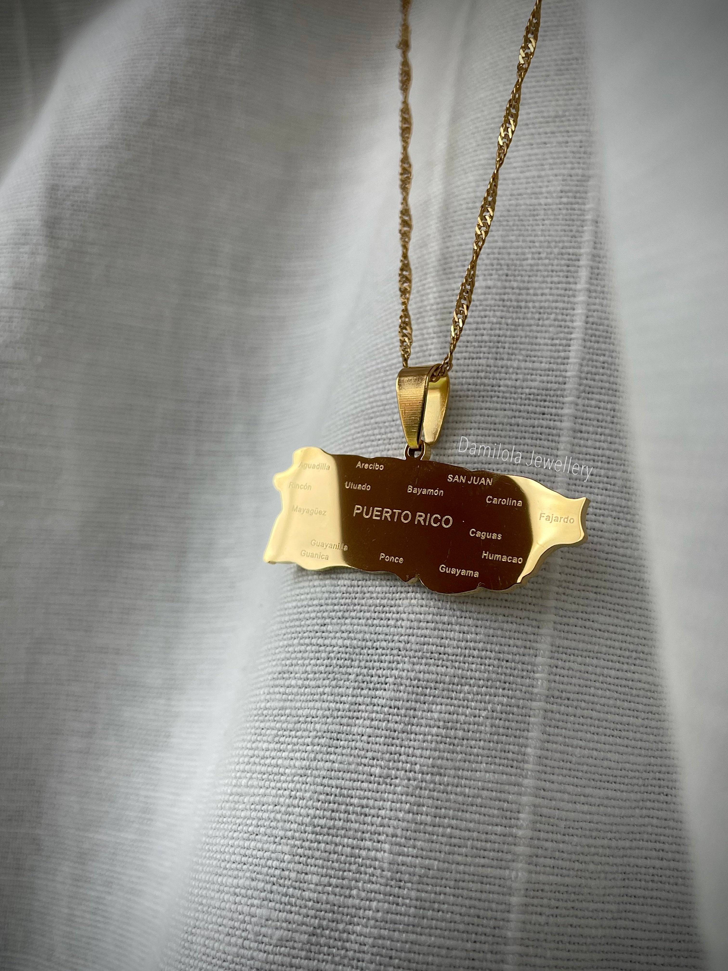 Puerto Rico Flag Necklace 🇵🇷 (3 Styles)