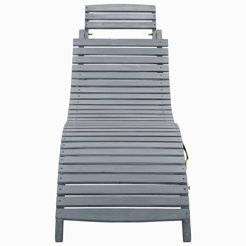 Velka Grey Acacia Wood - 190cm Foldable